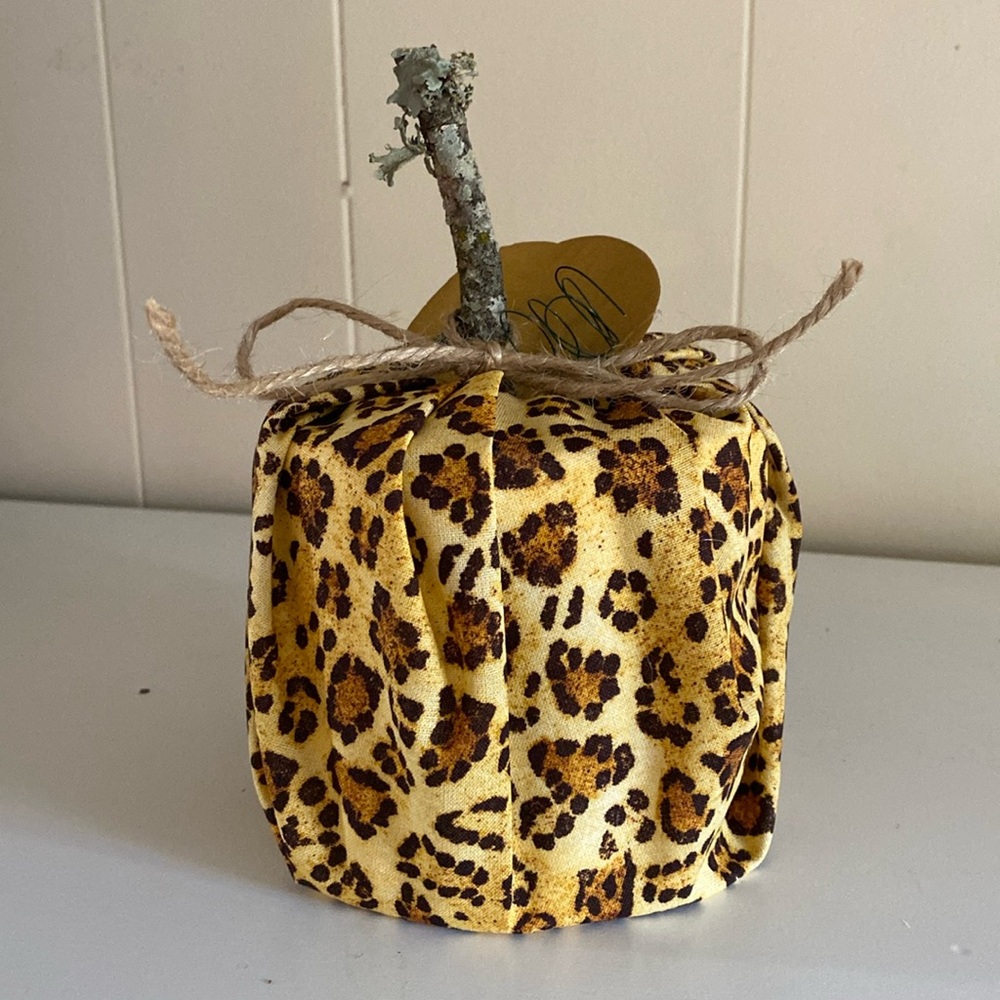 Fall Cheetah pumpkin